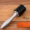 Leathercraft Mallet with Wood/Plastic/Metal Handle for DIY Sewing Cowhides Tools