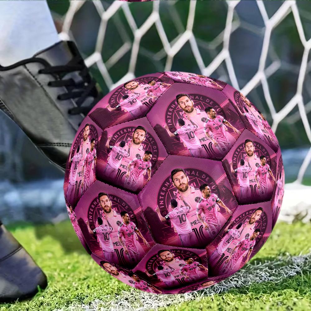 Pallone da Calcio Messi Taglia 5 Calcio Cucito a Macchina Indooroutdoor Universale Calcio Ideale Per Appassionati di Calcio