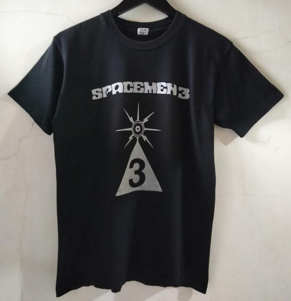 Spacemen 3 Logo 90er Jahre schwarzes T-Shirt Retro-Stil Unisex Größe S-5XL