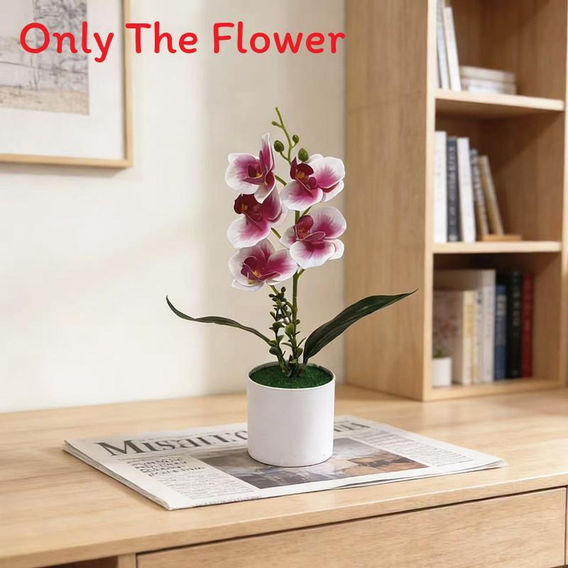 No Ip Artificial Orchid Plant With Plastic And Soft Gel For Home Decor And Photography Props