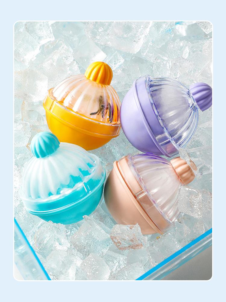 Round Ball Ice Cube Mold Ice Ball Maker Whiskey Round Hockey Mold Light Bulb Shape Ice Cube Mold Mould Round Cube Tray Ice Cream