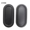 2pieces Black Vibration Plate High Sensitivity and Resolution Passive Radiators DIY Bass Speaker Loudspeaker Vibrating