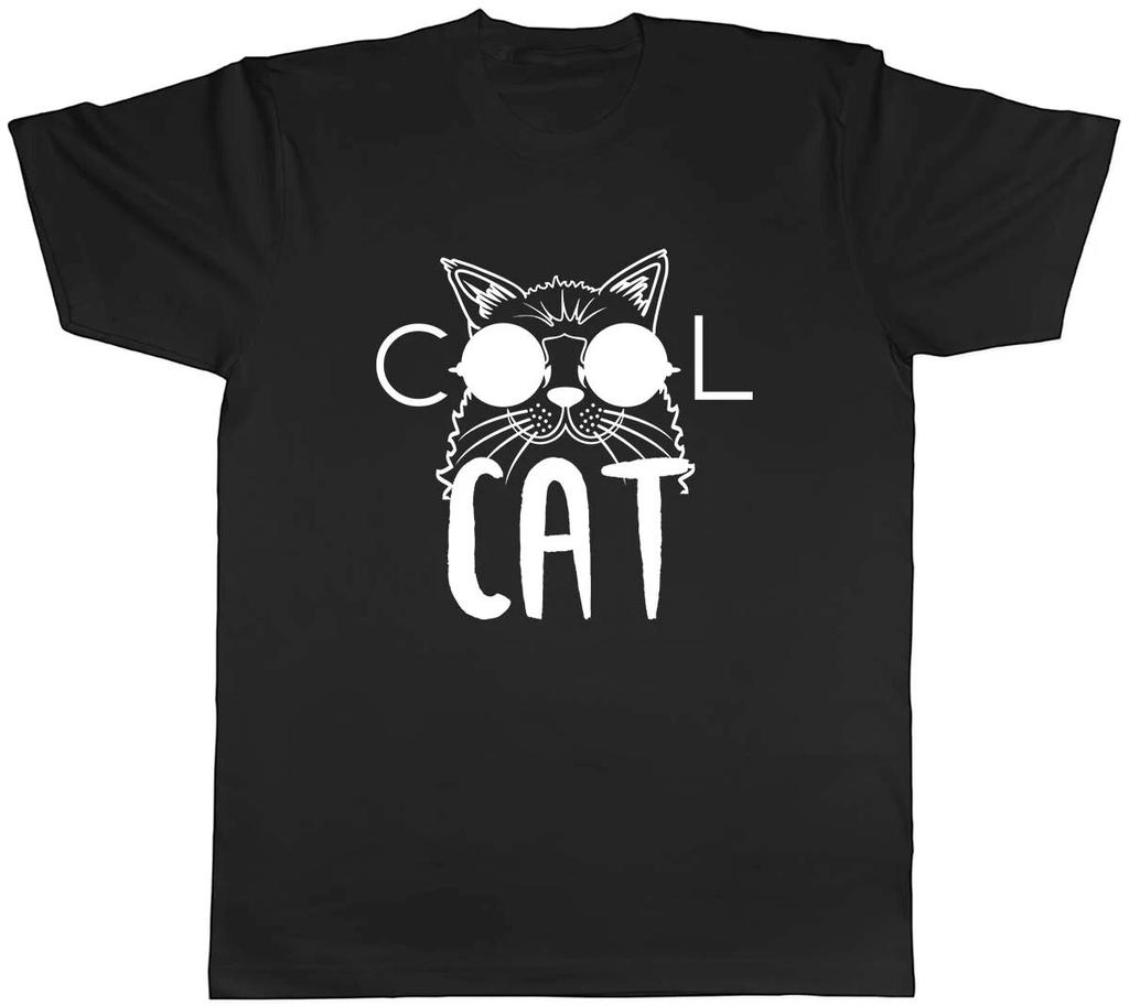 Cool Cat Mens Unisex T-Shirt Tee
