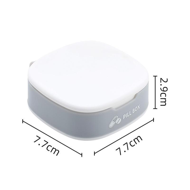 

Mini Small Portable Travel Pill Box Vitamin Cases Container Organizer Storage Tablet 4 Grids Medicine Fish Oils