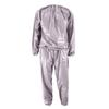 Combinaison de sauna à manches longues pour hommes et femmes en PVC, taille élastique, vêtements de fitness, été
