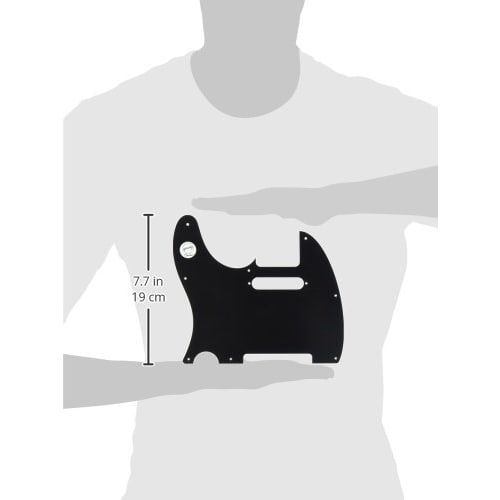 Fender Telecaster? Pickguard, 8-Hole Mount, Black, 3-Ply