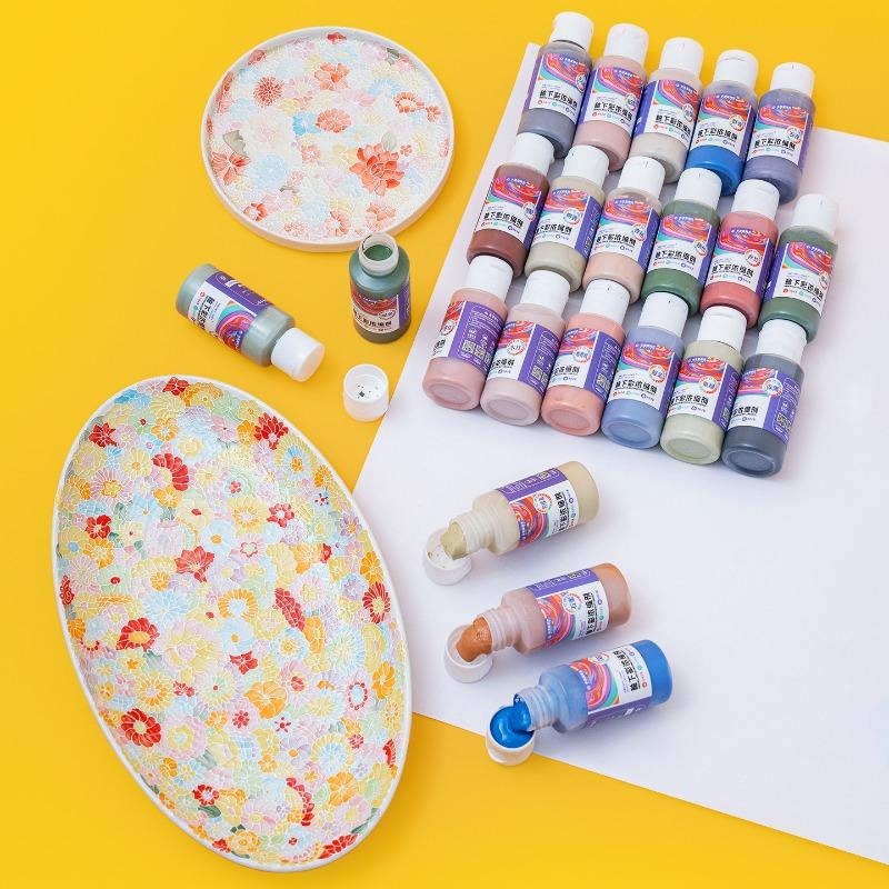 80g Lead-free Ceramic Underglaze Color Concentrator Ceramic Pigments Suitable for Student Ceramists DIY Painting and Coloring