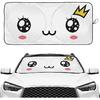 Funny Skull Gothic Hippie Skeleton Black Windshield Sunshade For Car SUV Truck Foldable Uv Ray Reflector Front Window Sun Shade Visor Shield Cover