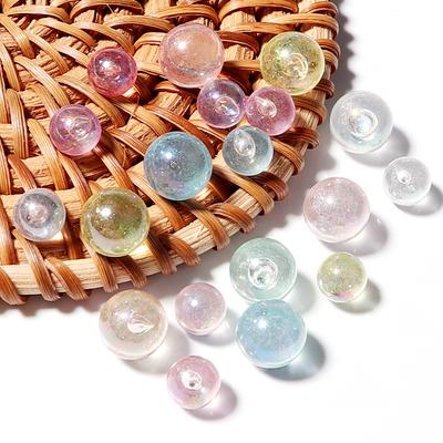 100-200Pcs Mixed Color No Hole Acrylic Imitation Pearl Beads Round Loose Spacer Beads For DIY Crafts Vase Filler Jewelry Making