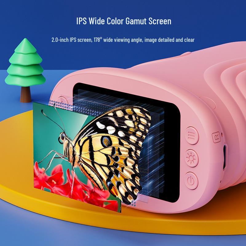 Children's Handheld Microscope for Outdoor Exploration - Portable Science Education Toy & Electronic Magnifier