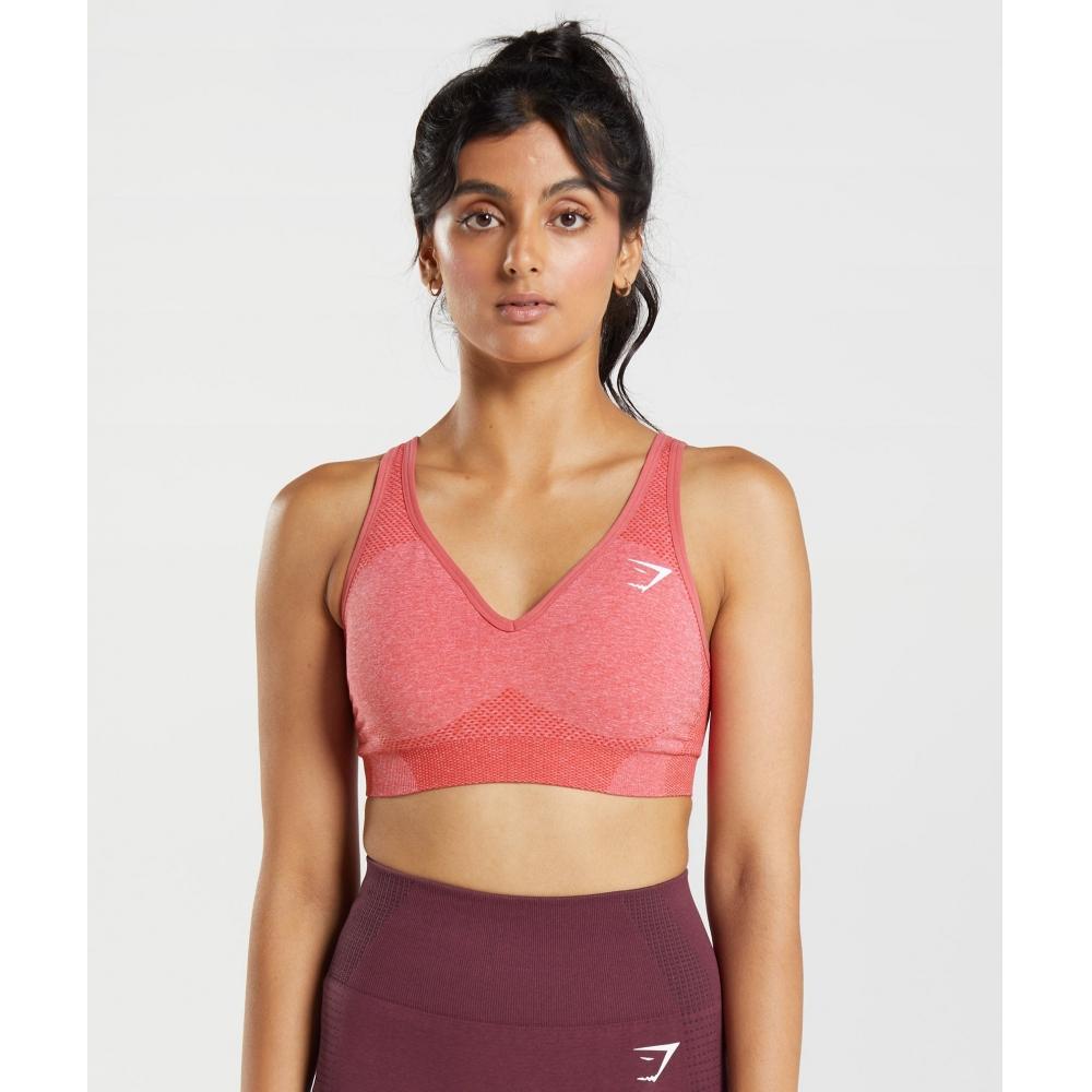 Gymshark Dnu Vital Seamless 2.0 V Neck Sports Bra B3a4k Rbjq