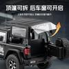 1:32 Wrangler Rubicon Car Model Toy Doors Opened Sound Light Cars Pull Back Alloy Diecast Miniature Models Home Decoration