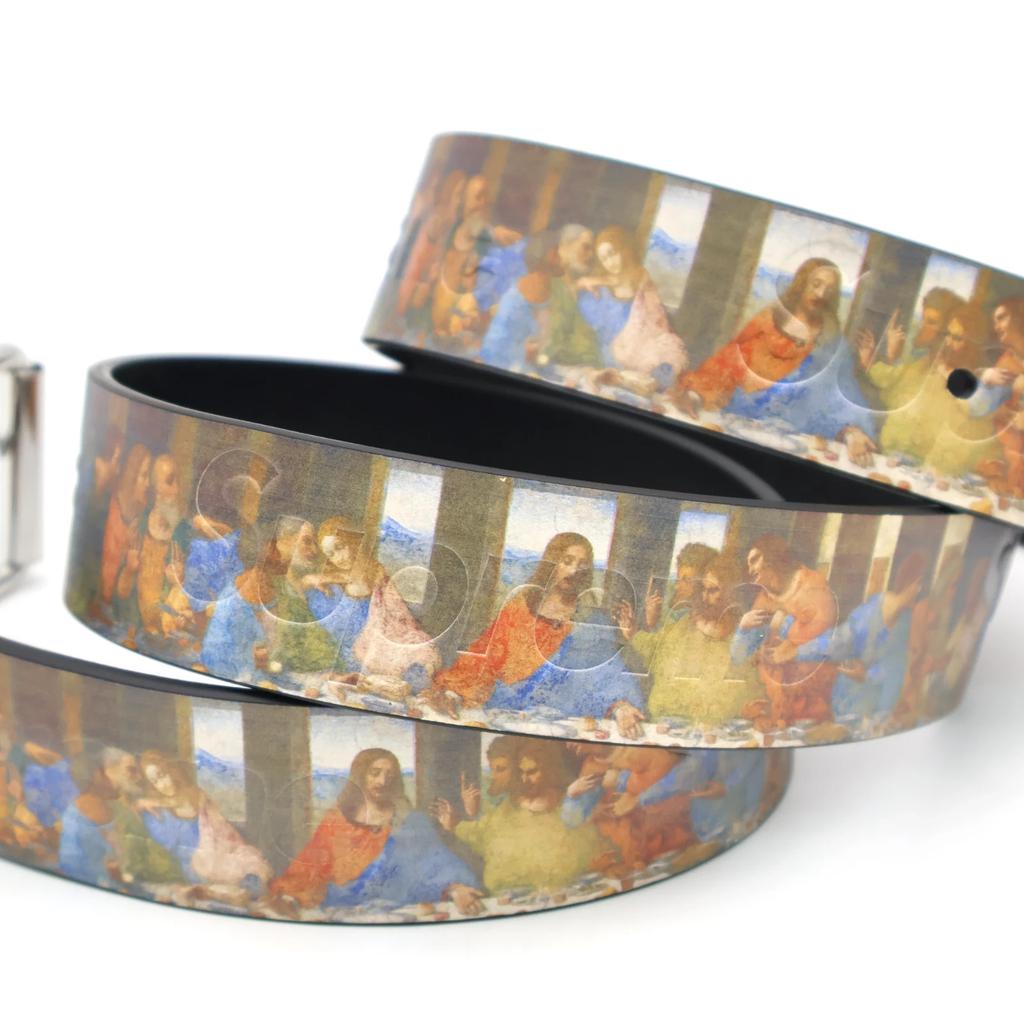 Supreme Last Supper Leather Belt Multi