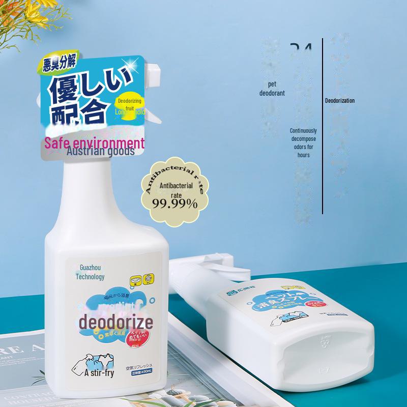 Pet Odor Eliminator: Indoor Cat Litter & Urine Deodorizing Enzyme Spray for Dogs & Cats