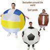 World Cup Inflatable Football Costume and Cheering Props for Sports Cosplay