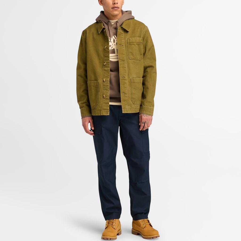 Timberland Sports Lifestyle Series Casual Breathable Solid Color Straight Leg Multi Pocket Outdoor Work Pants Men Pants Navy-Blue A6Y8A-433