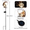 Solar Decroation Light Moon Fairy Lamp Outdoor Garden Crackle Glass Globe With Angel Pathway Stake Light Solar Grdound Light
