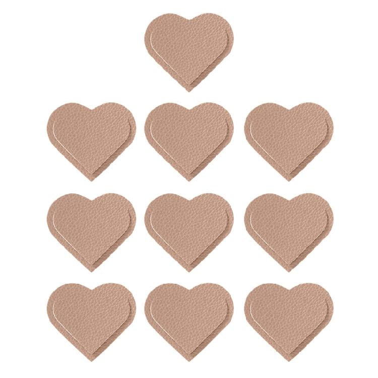 10 Pcs Bible Bookmarks Heart Shaped Page Markers PU Leather Bookmarks Simple Book Markers Creative Bookmarks for Reading