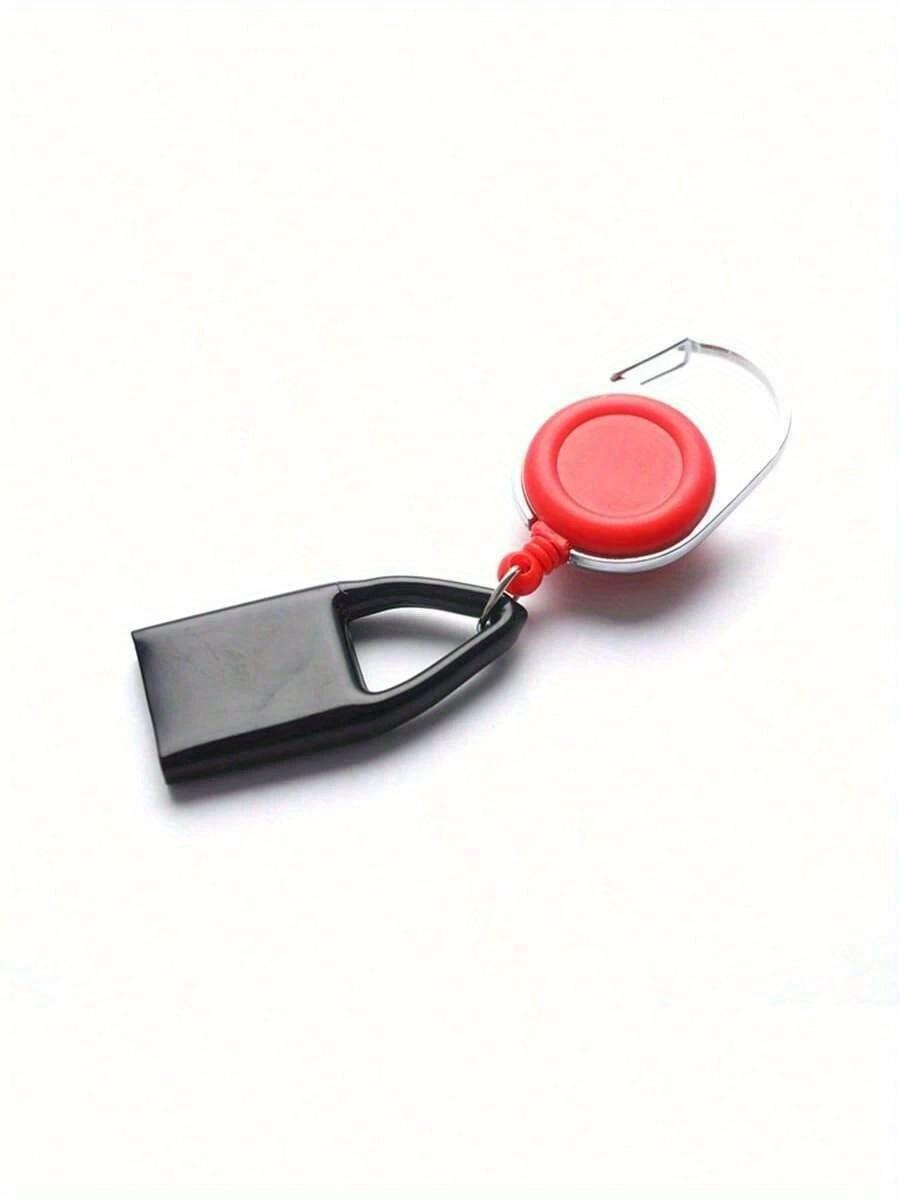 

Retractable Lighter Holde Keychain Lighter Holder With Clip Classic Lighter Cover Single Clip For Convenience Multicolor Lighter Strap Red 1pc разноцветный