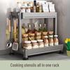 Countertop Kitchen Storage Rack with Knife Holder