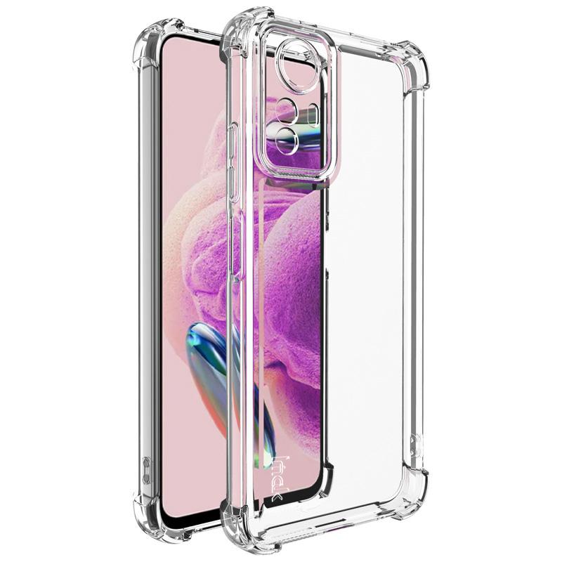 

IMAK UX-4 Series For Xiaomi Redmi Note 12S 4G Case Straight Frame Four Corner Shockproof Clear TPU Cover A