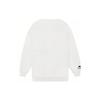 We11done Ss22 Solid Color Double-Breasted Rhinestone Logo Round Neck Long Sleeve Pullover Sweatshirt Unisex sweatshirt White WD-TS1-22-538-U-WH