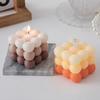 1pc Gradient Cube Scented Candle Soy Wax Aromatherapy Candle for Home Decoration Wedding Party Decoration 6 Colors Available