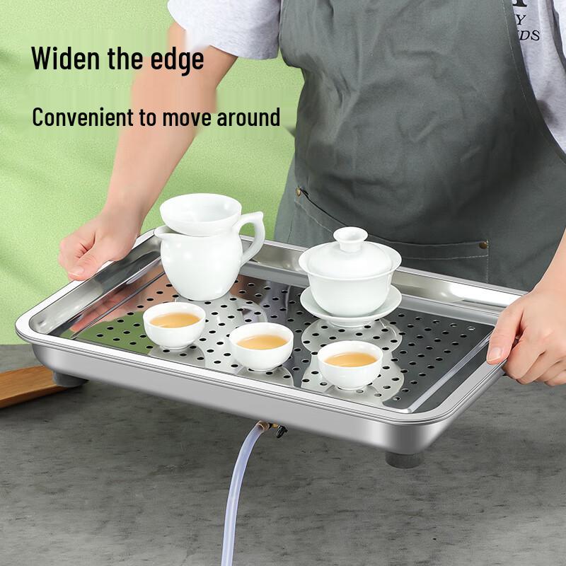Cha Xun Tea Tray with Drain Pan