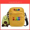 Sprunki Anime Rhythmusbox Kleine Umhängetasche Segeltuch Lässig Crossbody Für den Täglichen Gebrauch