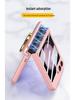 Samsung Z Flip 5 Magnetic Foldable Frosted Ring Holder Case - Anti-drop Protective Cover for Couples