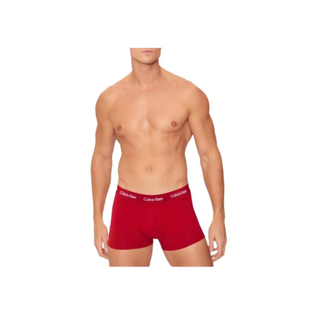 Calvin Klein Logo Low Rise Boxer Briefs 3 Pack Men Underwear 000NB3055A-QYP