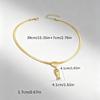 European and American Flat Snakeskin Chain Small Fish Pendant Shape Firebird Large Ring Necklace Jewelry