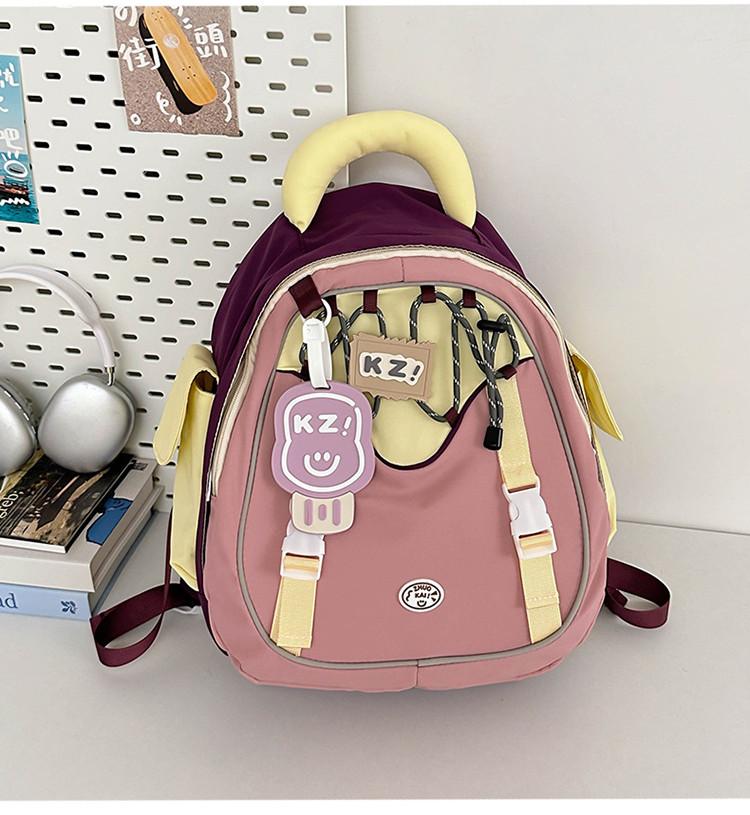 Trendy Ins Inspired Casual Backpack With Comfortable Curved Straps For School Use