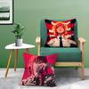 Anime Chainsaw Man Makima-Cartoon Pillow Case Anti-dustmite Pillowcase Invisible Zipper Silky Short Plush Sofa Cushion Cover