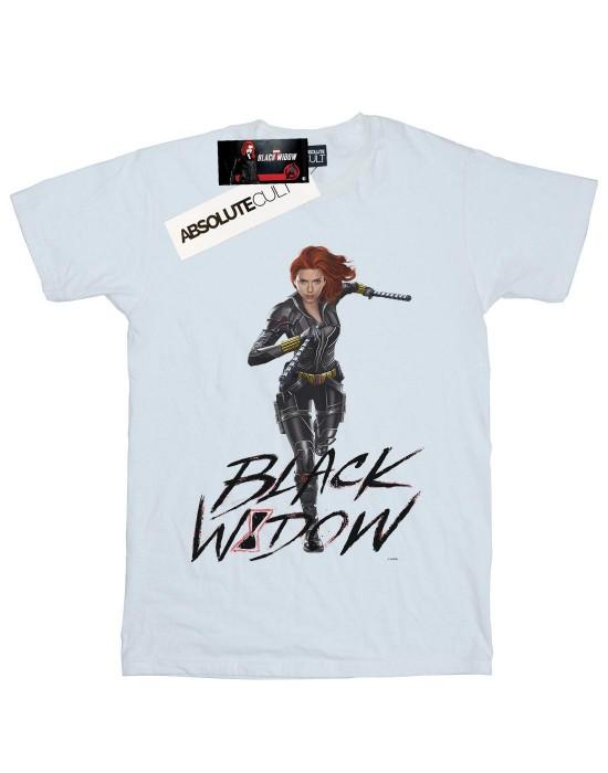 Marvel Mens Black Widow Movie Natasha Running T-Shirt