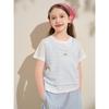 Girls' Fake Two-Piece Short Sleeve T-Shirt