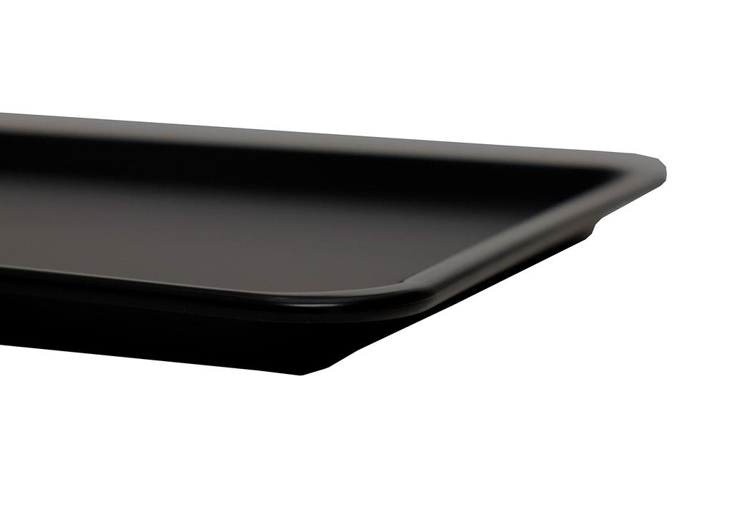 Chopla Kogyo Pull-Up Tray 3120, Black, Non-Slip, W30.7 X D19.8 X H1.7cm, 201098, Made In Japan
