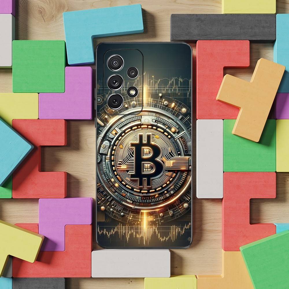 

Digital Art Bitcoin Case For Samsung S22,S25,S24,S23,Ultra,FE,S20,S10,Plus,S21,S9,Lite,Soft Silicone Black SamsungS21
