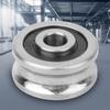 U-Nut-Schienenführungslager SG25 Chrom-Lagerstahl mit hohem Kohlenstoffgehalt, 8 x 30 x 14 mm