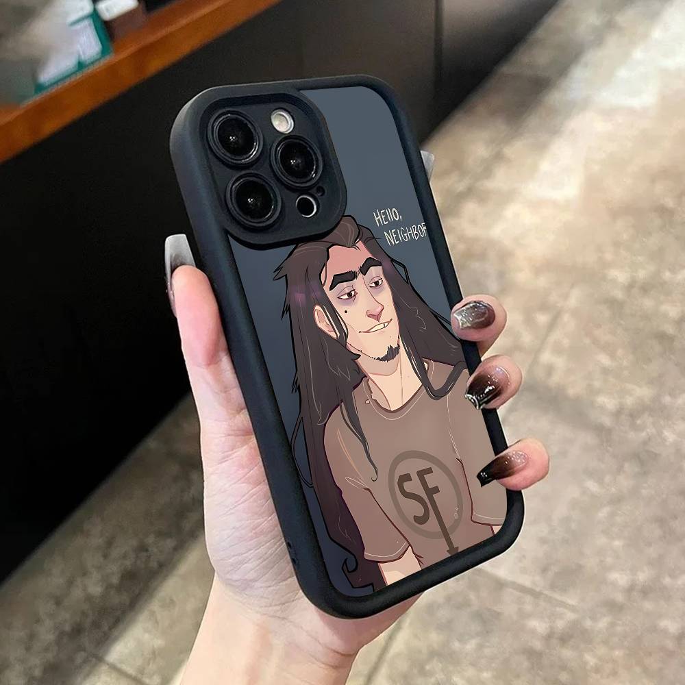 

Larry Johnson S-Sally F-Face Phone Case For iPhone 17,16,15,14,13,12,11,Pro,Max,Plus,X,XS,SE4,E,Mini Black Thickened border Case iPhone 16se4 16e