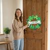 Foldable St Patrick's Day Door Decoration Wreath St Patricks Da