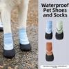 4PCS Waterproof Non-slip Dog Shoes Breathable Dog Foot Covers Pet Floor Socks  Paw Protection