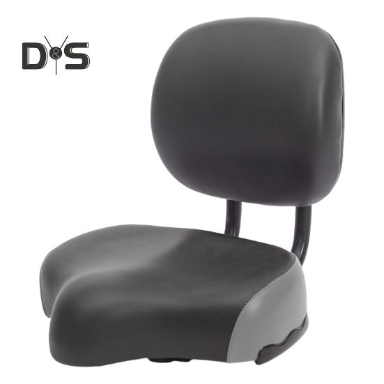 

Велосипедное сиденье со спинкой, регулируемая по высоте латексная подушка, трехколесный велосипед, горная дорога, поддержка спины велосипеда, сменное седло, аксессуары для велосипеда серый