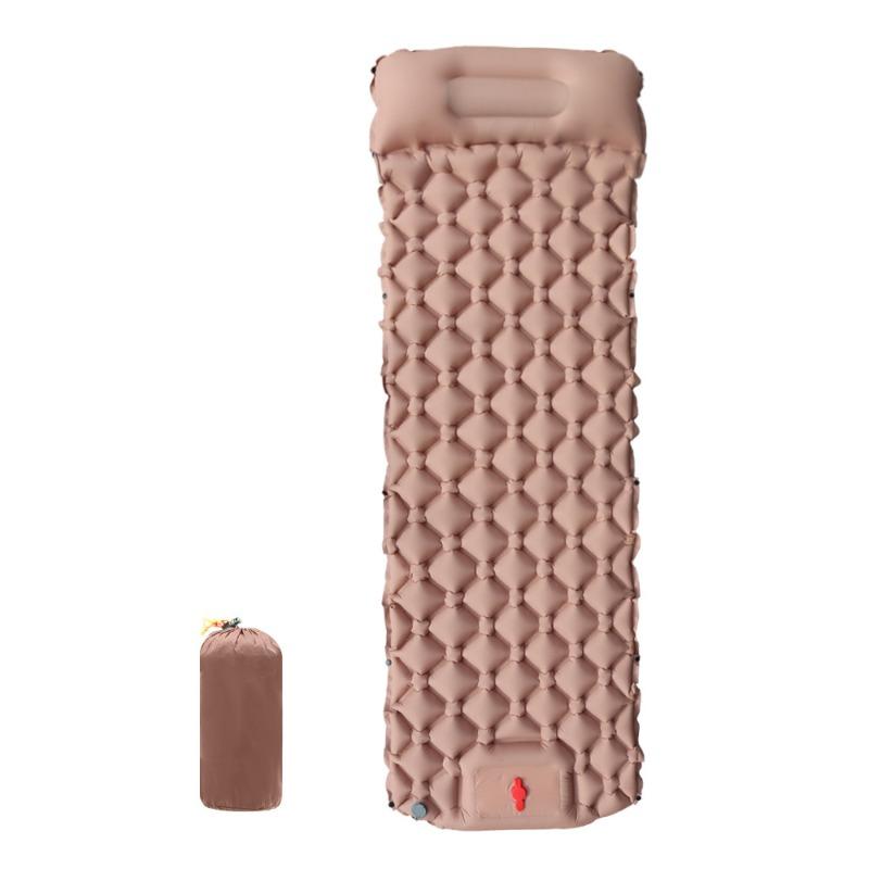 Outdoor Nylon TPU Inflatable Mat Portable Light Tent Mat Single