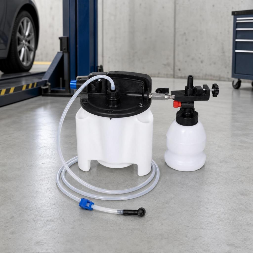 Brake Fluid Replacement Tool Air-Powered for Garages, DIY Car Hobbyists