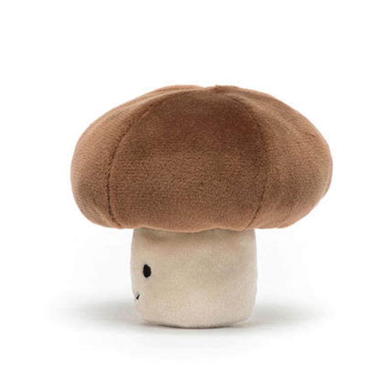JELLYCAT Fun Food Series Vegetables Lively Mushrooms Cute Fun Doll Plush Doll 8cm Height