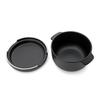 World Create Yayoi Touen Round Rice Container, Black, 1 Go (15962)