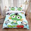 K-Keroroes G-Gunsous Bedding Set Printed single Comforter Quilt Bed Cover Duvet Cover Pillow Case 3 Pieces Kids Adult Size