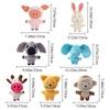 Portable Sounding Doll Dogs Toy Interactive Tooth Cleaning Cats Toy Cartoon Soft Squeaky Toy