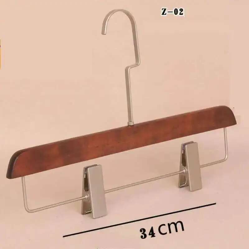 5PCS Wooden Coat Hanger Hooks Solid Wood Skid Proof Clothing Hanger For Adults And Men Store Coat Rack Hanger Rack